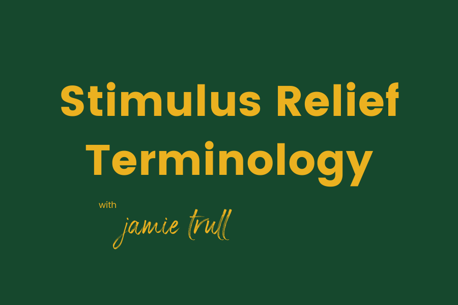 Stimulus terminology
