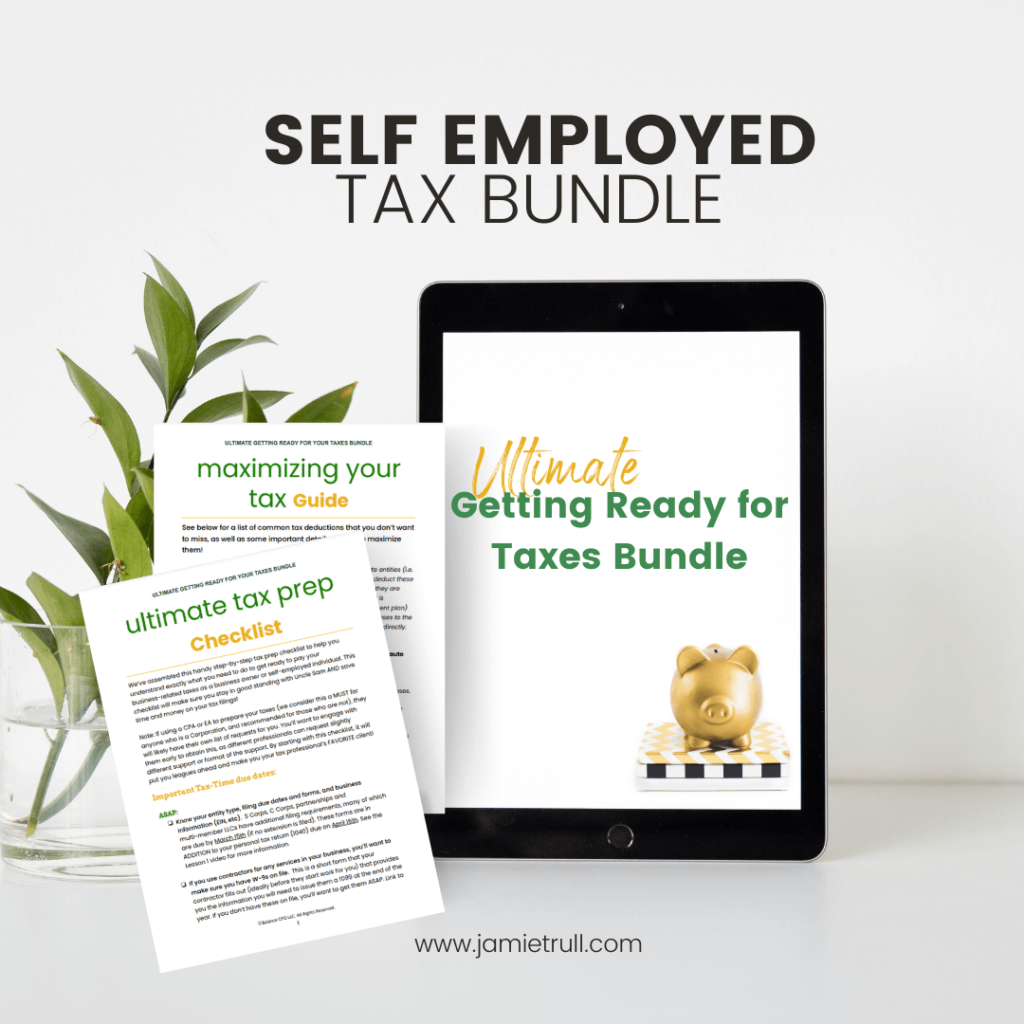 Get your self employed tax bundle now! Also, trivia time: Did you know that Quicken self employed became www.quickbooksselfemployed? Quicken users became Quickbooks users. If you've experienced Quickbooks self employed not working, this getting ready for taxes bundle includes a P&L worksheet that encompasses most of the QBSE features - for a one time cost!