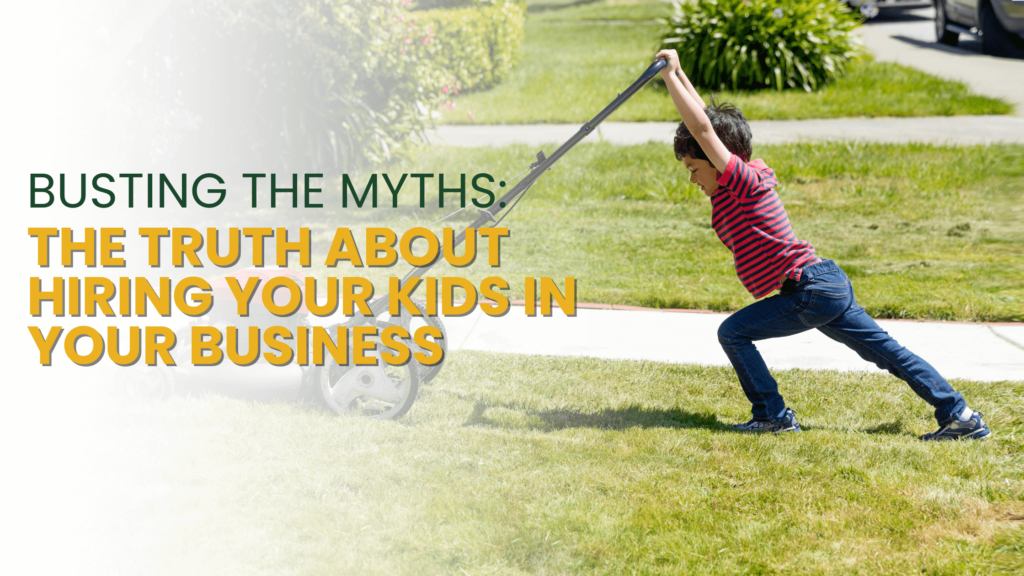 Hiring your kids: a legit business expense.