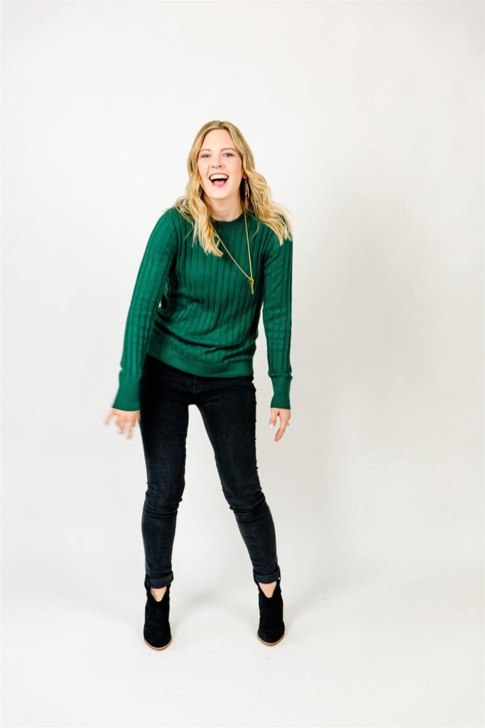 Jamie Trull smiling at the camera.