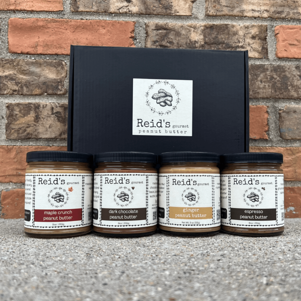Delicious treats are always a hit! Like Reid's gourmet peanut butter!