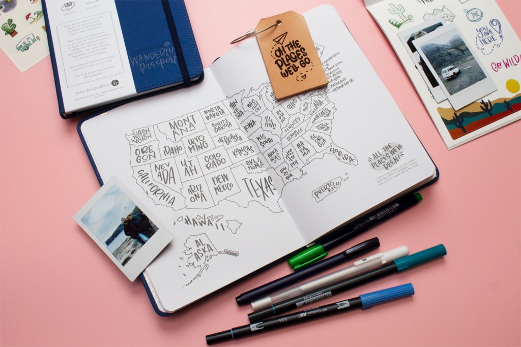 For your sentimental traveler: the wanderlust passport travel journal!