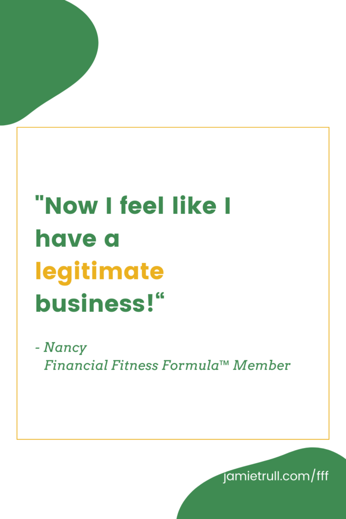 Do you know your profit margins? Have you identified a target profit or profit objective? Nancy realized these financial elements were missing from her business.