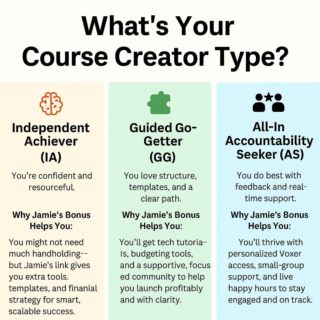 Pre launch course creator