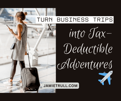 Woman at the airport with a suitcase and phone, representing a self-employed entrepreneur using the qualified business income deduction to deduct expenses from business travel.