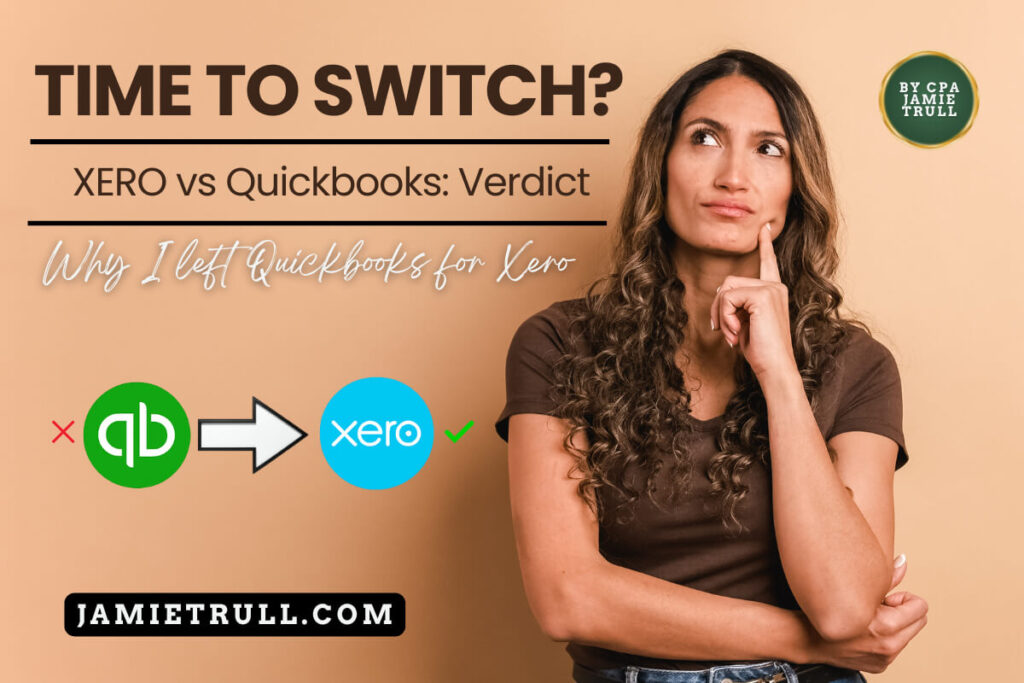 Thoughtful woman comparing quickbooks and xero to determine the best fit for small business needs, including a breakdown of quickbooks payroll features, current quickbooks offers, and the value of quickbooks live bookkeeping versus Xero's collaborative interface.