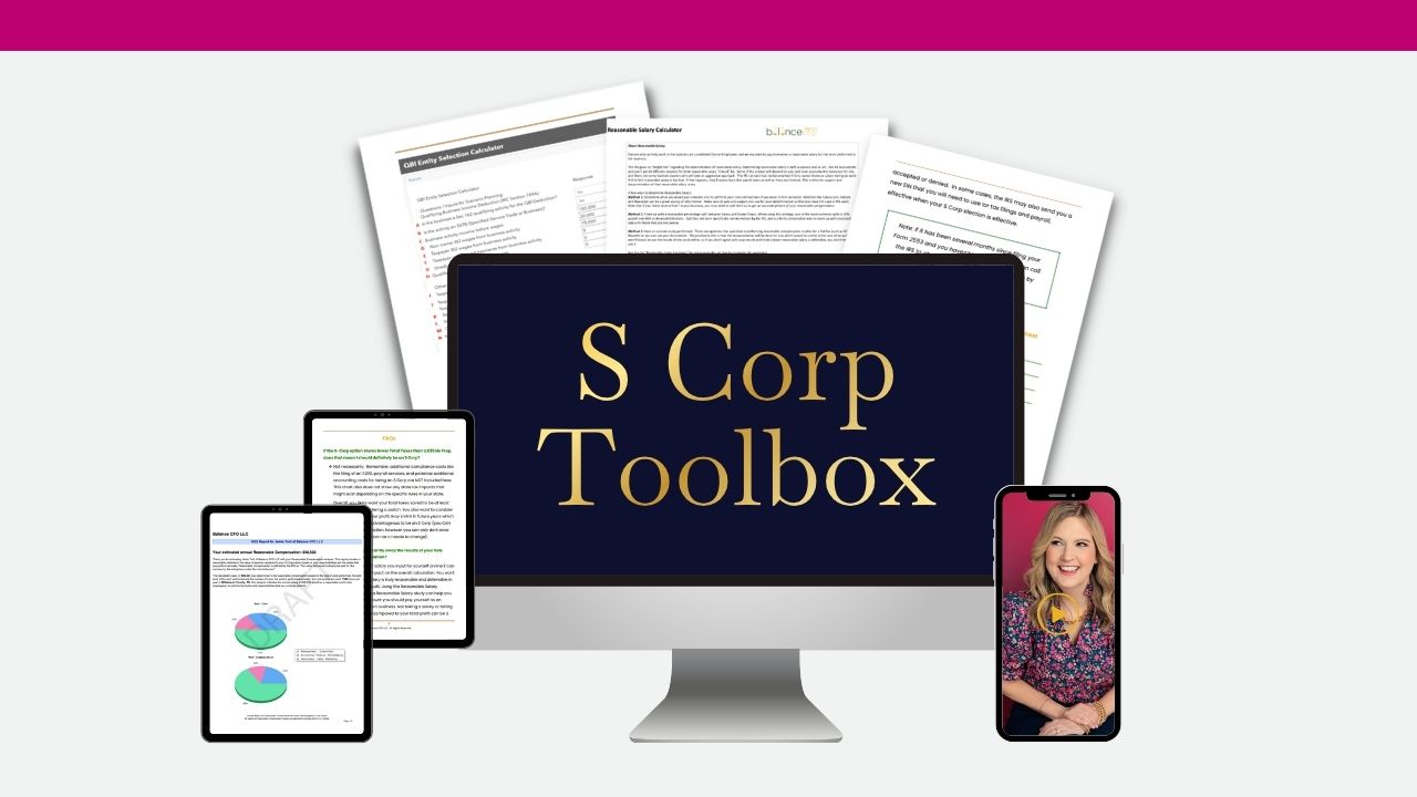 S corp toolbox for small business owners to understand tax savings and choose the right business structure