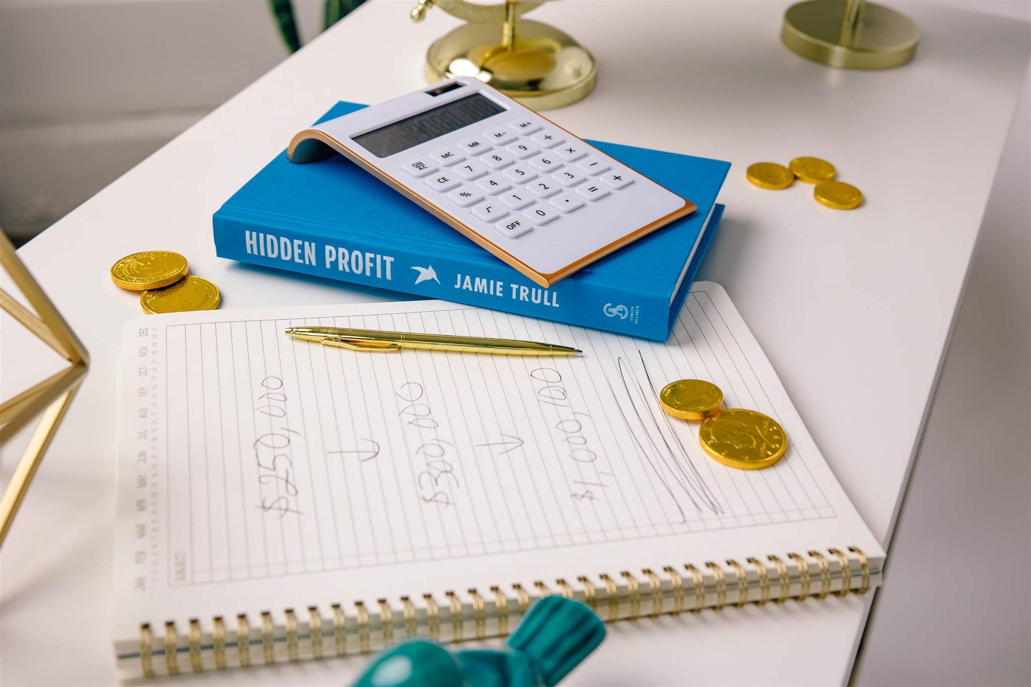Image promoting the PROFFIT Plan™, a free worksheet from JamieTrull.com that helps small business owners manage profit, pay themselves, set aside taxes, and build a simple financial plan.