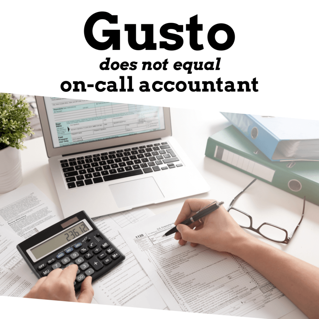 You’ll still need a qualified accountant to give you tax advice.