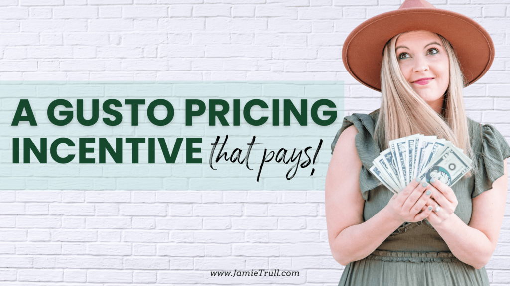 If you want to learn more about gusto pricing, check out this video. If you decide to sign up for Gusto, you’ll get a free $100 gift card!
