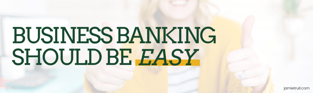 our business checking account should be easy, Online business banking gives you banking services that you actually need - without a lot of extra fees.