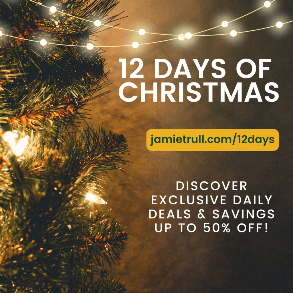 What's sweeter than chocolate? How about Jamie's 12 days of Christmas sale for women business owners!