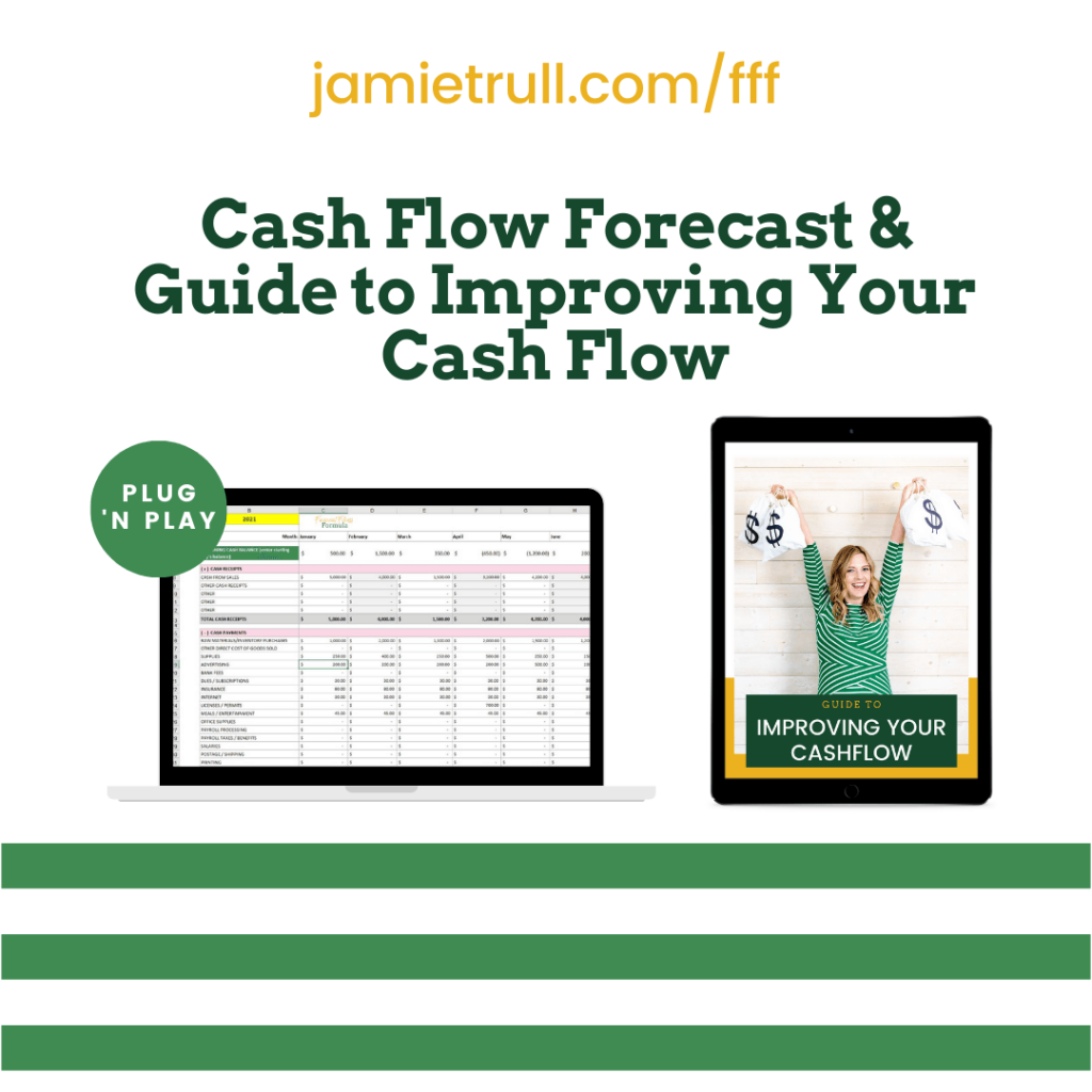 Jamie's program provides a variety of financial management expense spreadsheets that help business owners track their business expenses.
