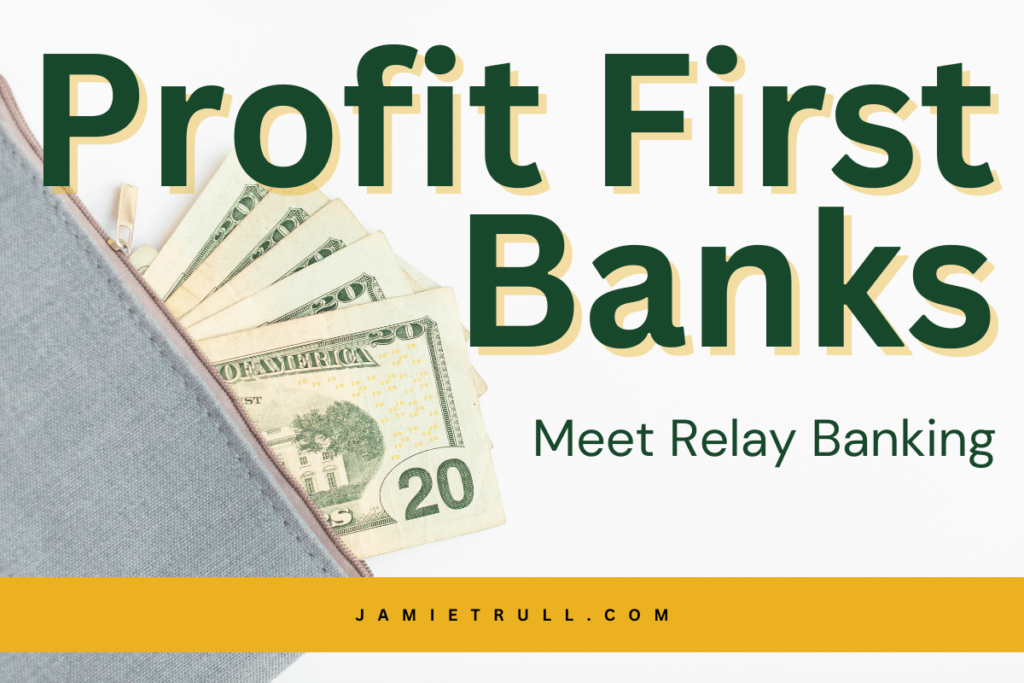 Relay is the only official banking platform approved for the Profit first system.