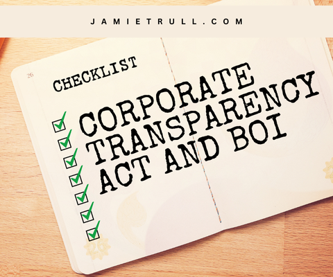 Open book with checklist and 2024, symbolizing compliance with the Corporate Transparency Act for small businesses