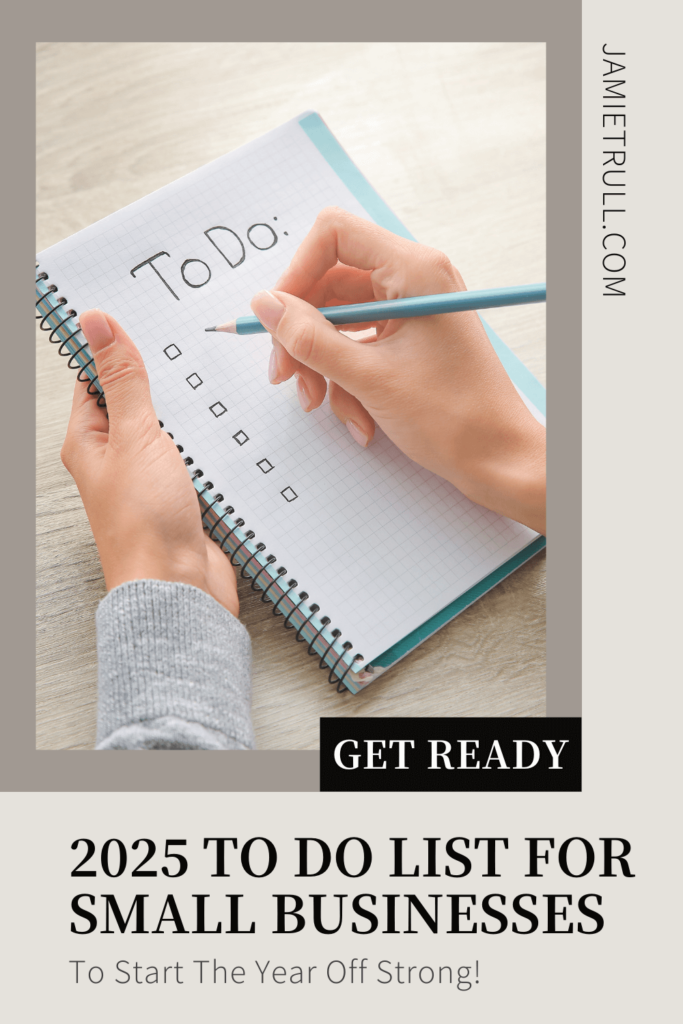 Think about now as well as years ahead. Hands holding notepad writing "to do list."