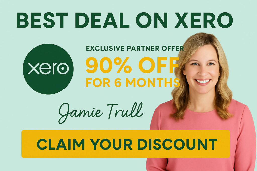 Get the best deal on Xero, 90% off for 6 months!