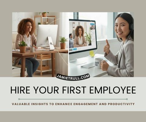 Two new employees connect virtually during an onboarding session. On the left, a smiling woman sits at her home office desk beside a sleeping dog, surrounded by plants and a whiteboard with the word “Welcome.” On the right, another professional gives a thumbs-up while holding a mug labeled “Remote Star,” showing strong job satisfaction. The computer screens display their video call as they review employment contracts and discuss next steps in their new roles, highlighting a positive, engaging start to the employee experience.